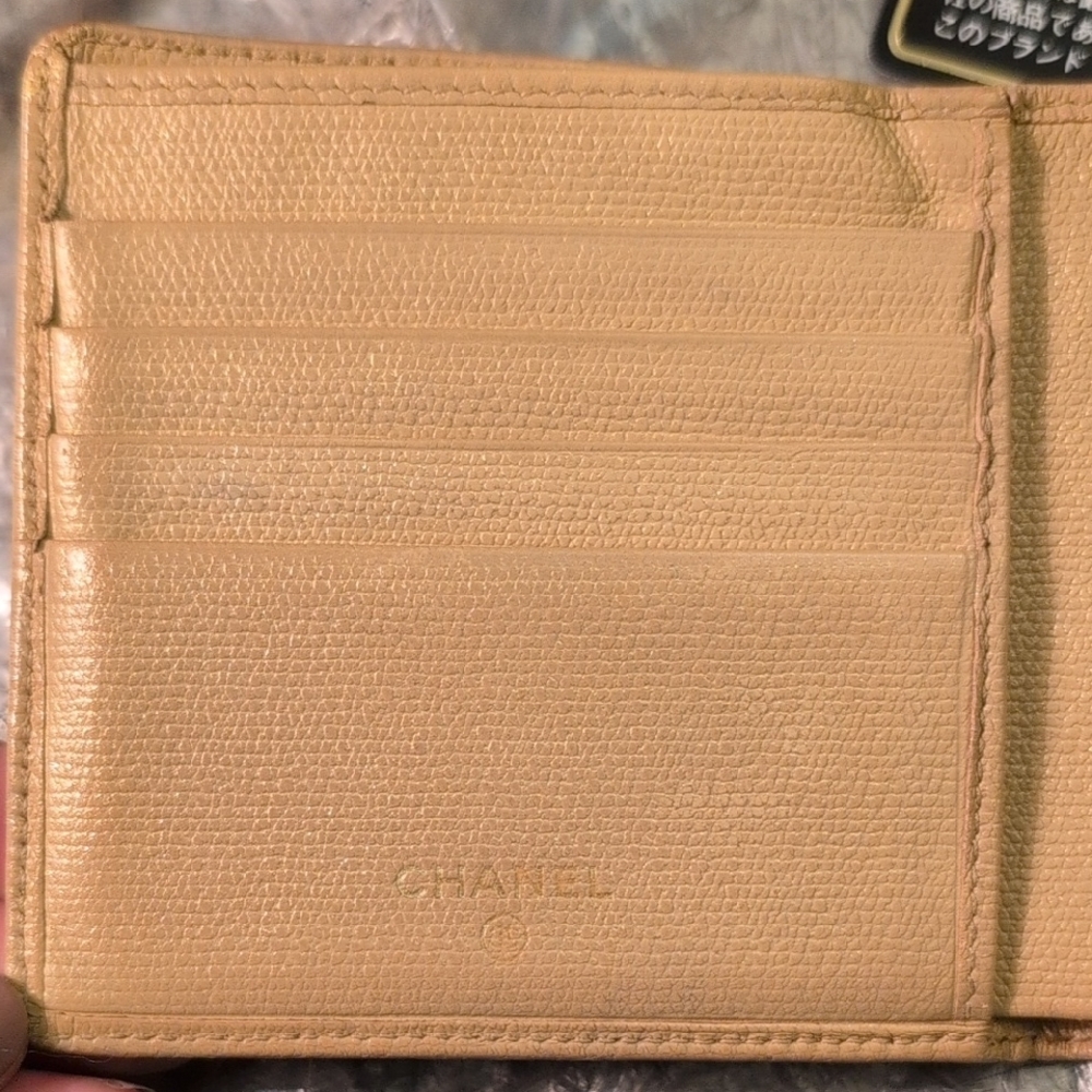 CHANEL Metallic Gold Wallet - Picture 10 of 14